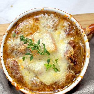 Gluten Free Rustic French Onion Soup