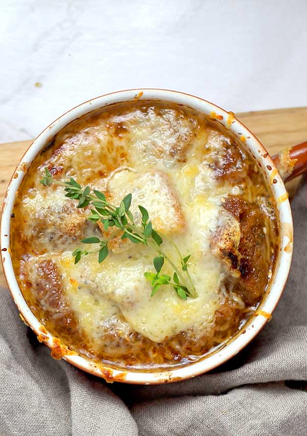 Gluten Free Rustic French Onion Soup
