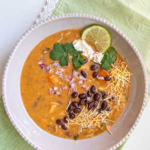 Gluten Free Vegetarian Tortilla Soup