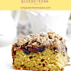 Gluten Free Apple Blueberry Crumb Cake