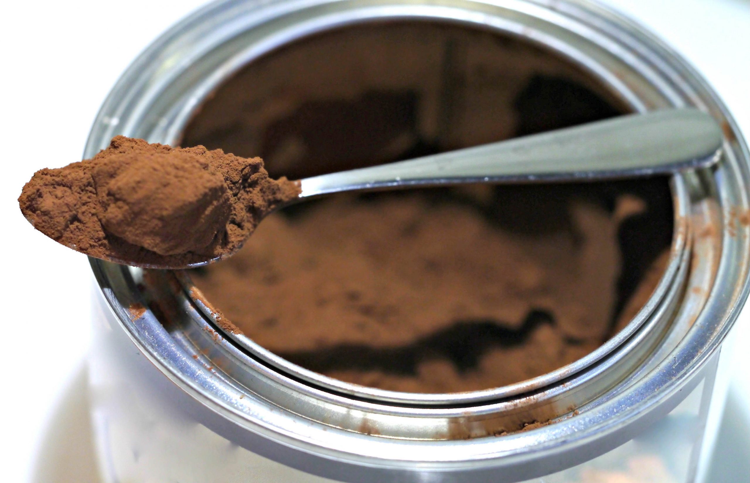 chocolate ganache cake with pure cocoa powder