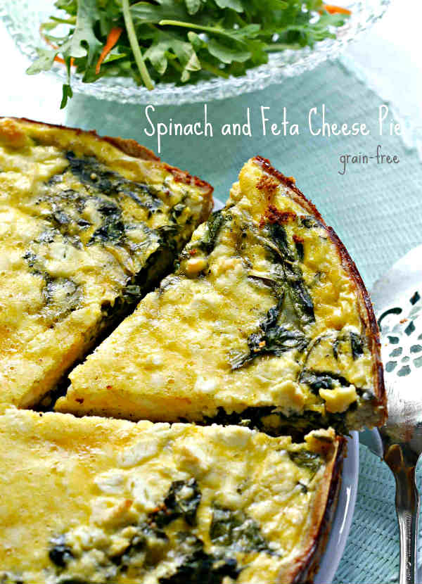 Grain-Free Spinach and Feta Cheese Pie
