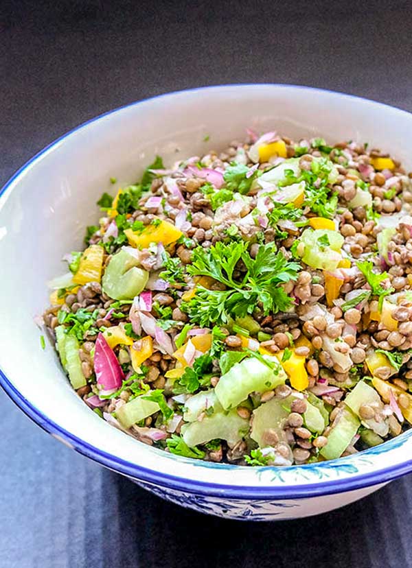 Immune Boosting Lentil Salad