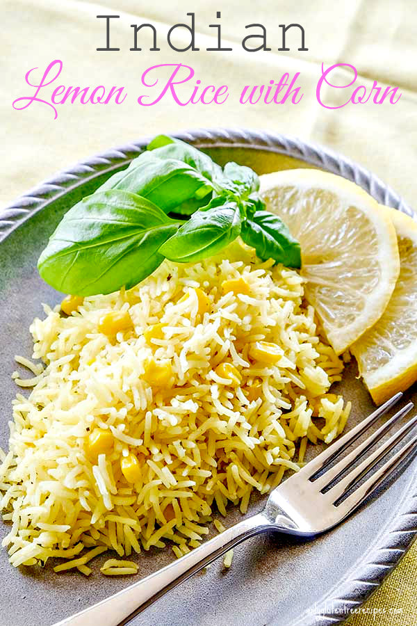 Indian Lemon Rice with Corn Recipe