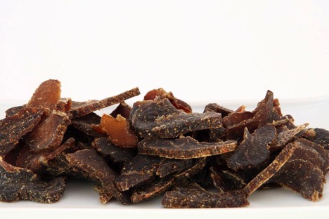 pieces of beef jerky