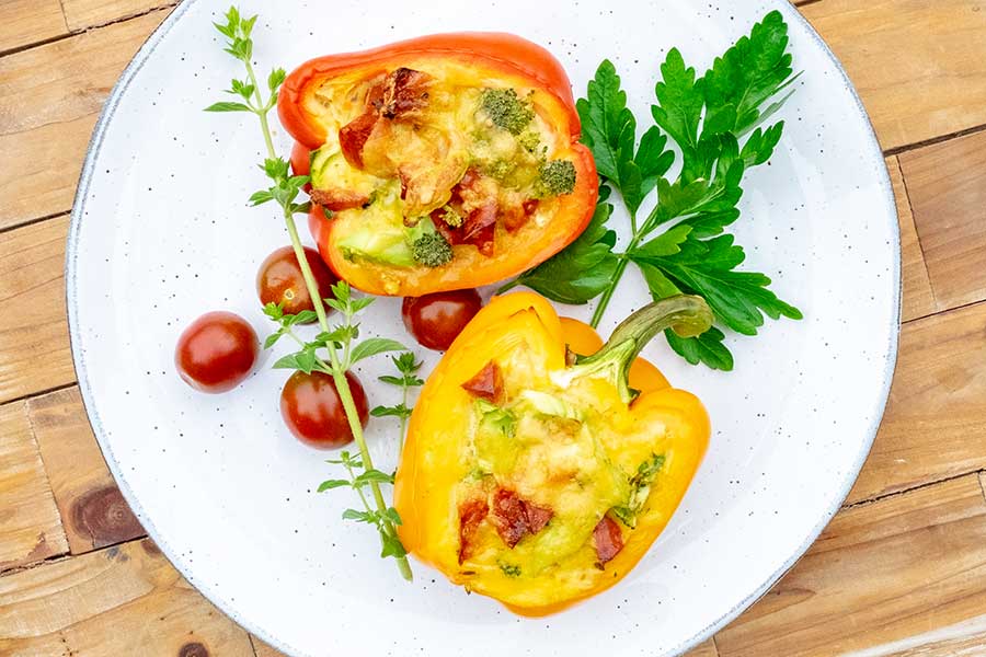 stuffed breakfast peppers for weight loss diet