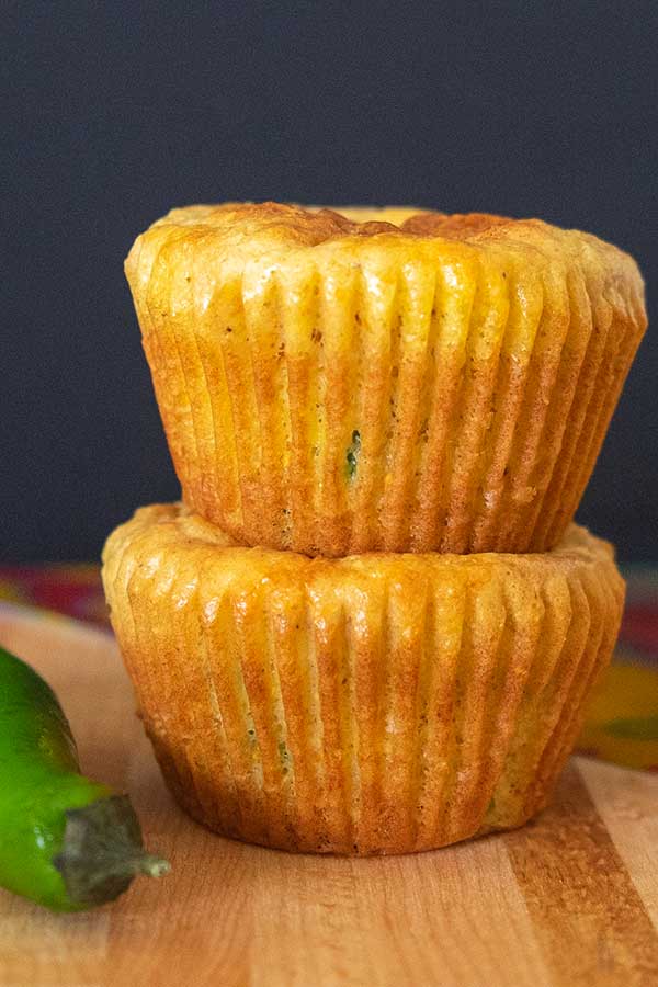 Gluten-Free Jalapeño Cheese Corn Muffins