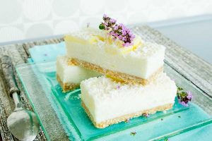 lemon coconut bar gluten free vegan