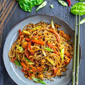 Monday Night Spicy Soba Noodles – Gluten Free