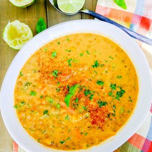 Coconut Curry Lentil Soup (Vegan, Gluten-Free)