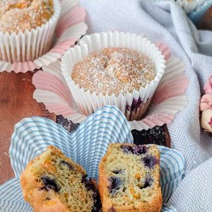 Gluten-Free Carrot Blueberry Muffin