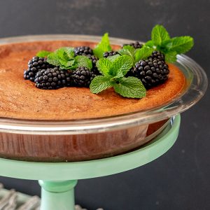 Gluten-Free Chocolate Blackberry Pie