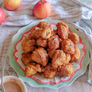 Gluten-Free Apple Raisin Fritters {Dairy-Free}