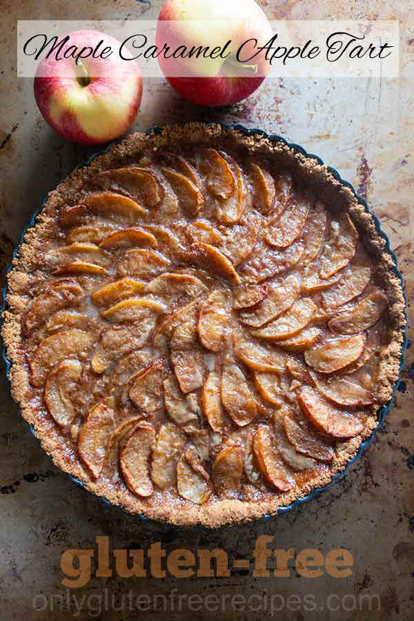 Maple Caramel Apple Tart {Gluten-Free}