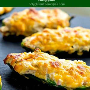 Baked Tuna Melt Jalapeño Poppers (Keto, Gluten-Free)