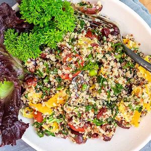 Quinoa Power Salad With Orange Vinaigrette