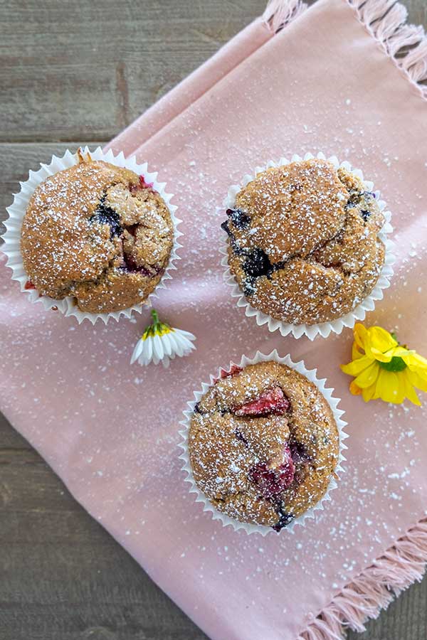 Gluten-Free Triple Berry Muffin