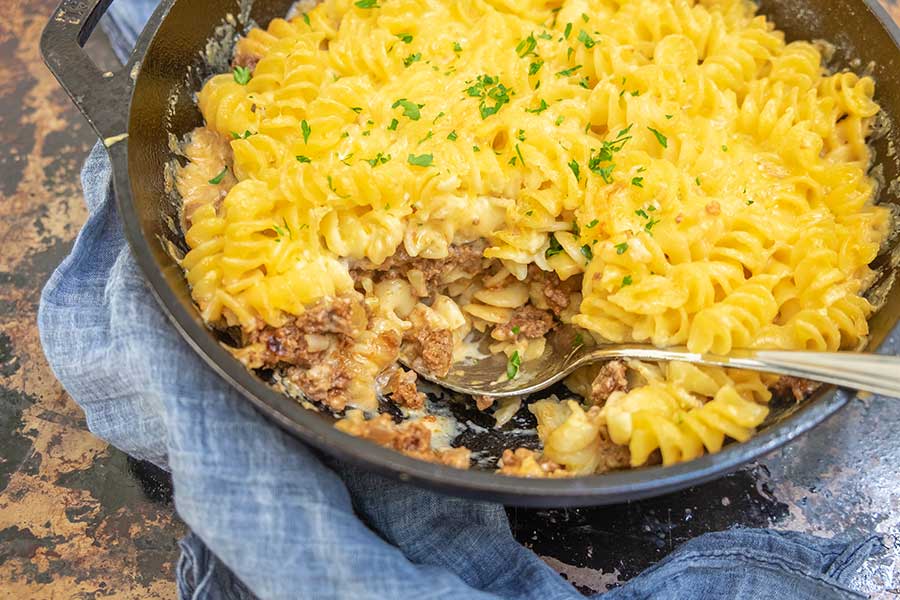 burger Mac cheese, gluten free