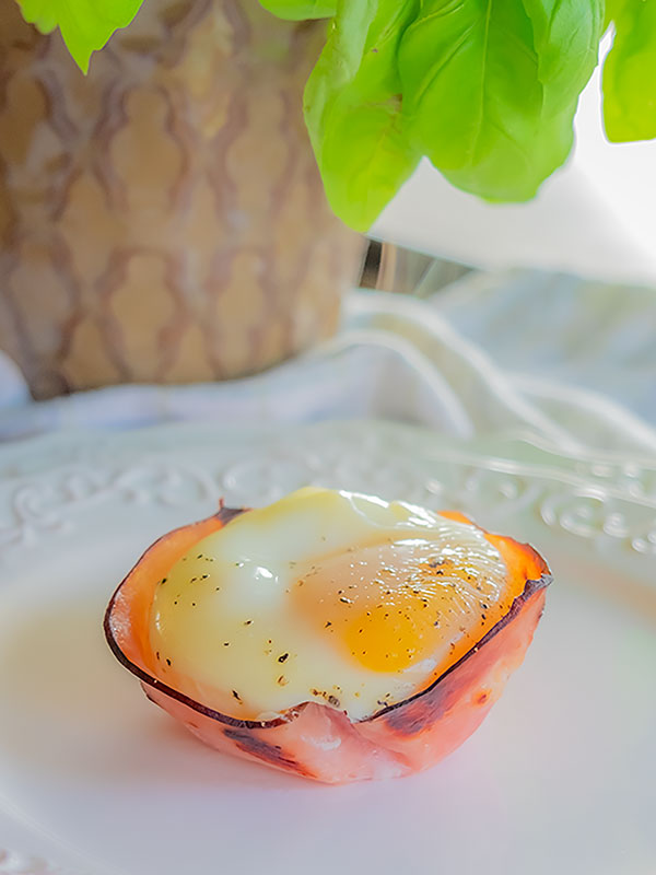 ham and cheese egg cups, keto, gluten free