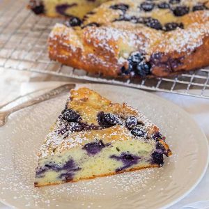 Gluten-Free Ricotta Blueberry Breakfast Cake