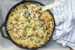 chicken mushroom casserole, gluten free