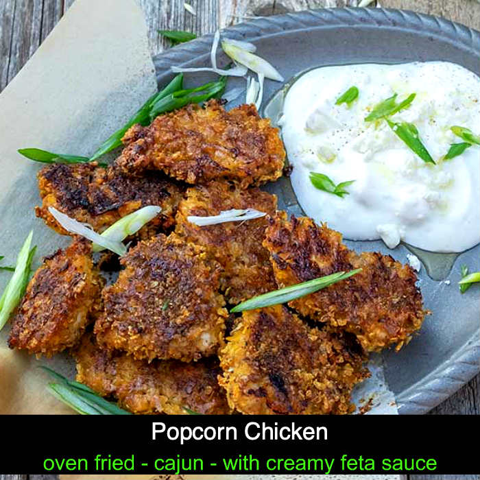 popcorn chicken, gluten free