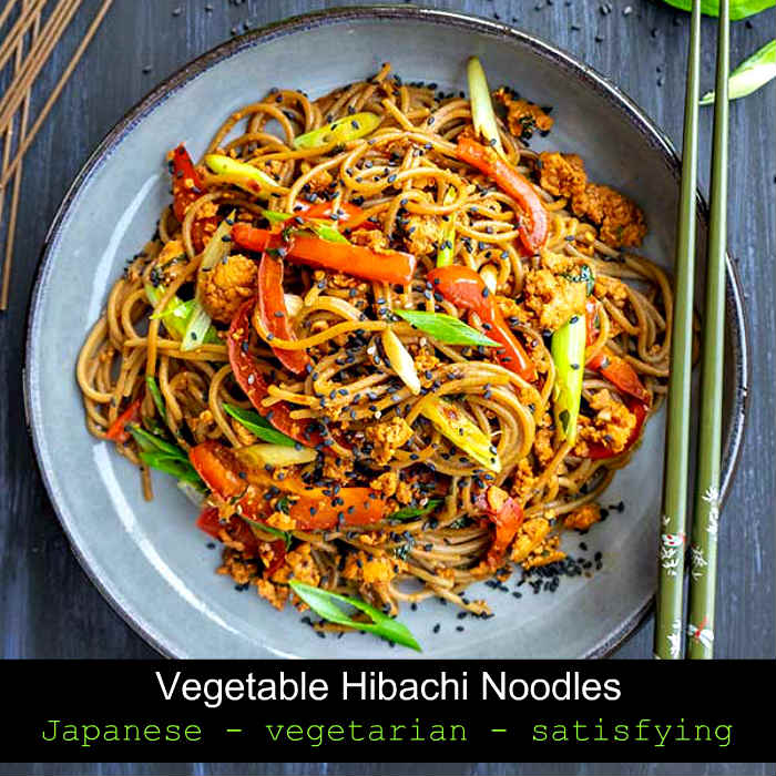 hibachi noodles, gluten free