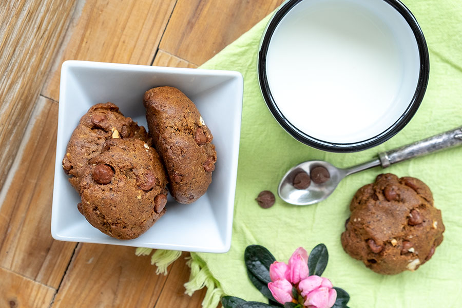 buckwheat chocolate chip cookie, gluten free