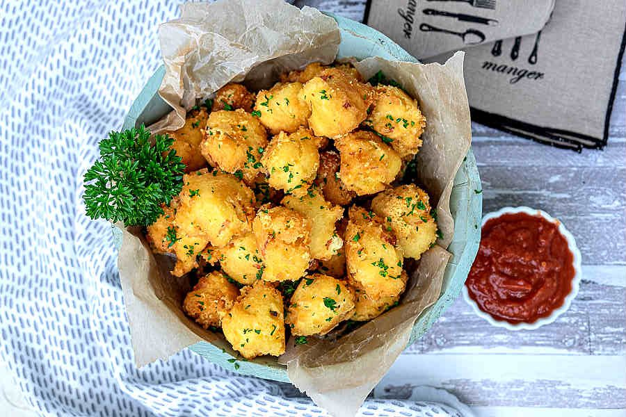 Gluten-Free Ham and Cheese Fritters
