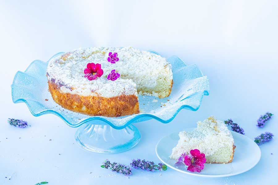 cream cheese vanilla cake, gluten-free