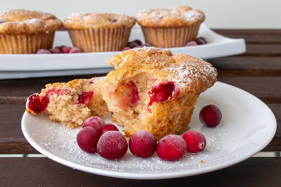 cranberry muffins, gluten free