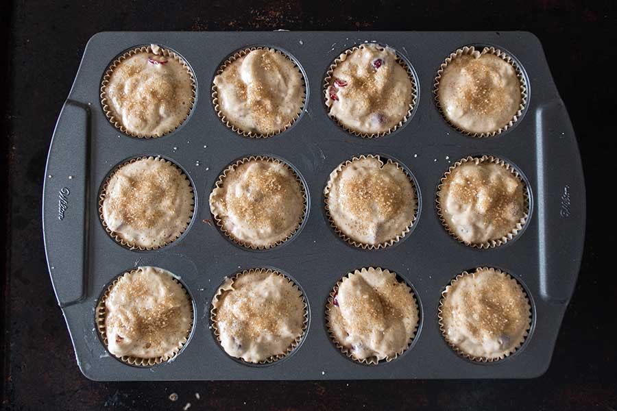 cranberry muffins