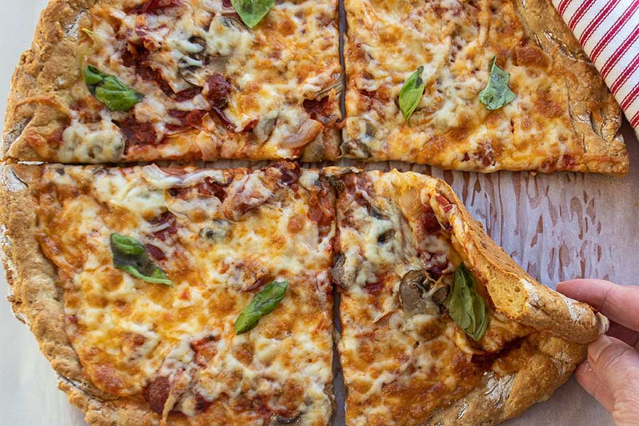 New York-Style pizza, gluten free