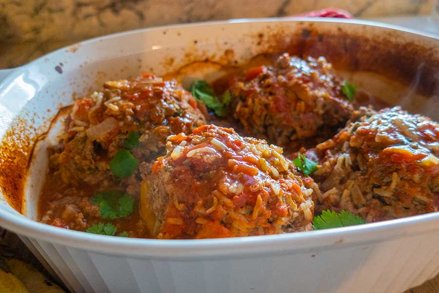 Indian stuffed peppers