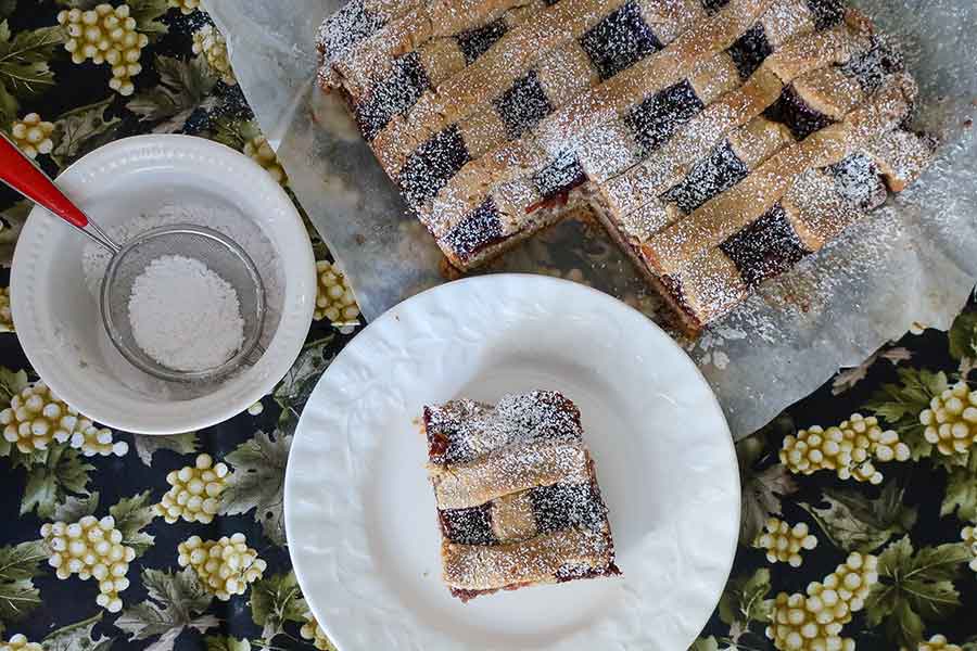 linzer cake, gluten free