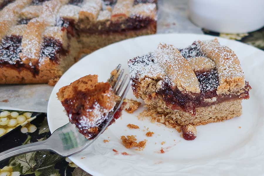 linzer cake, gluten free