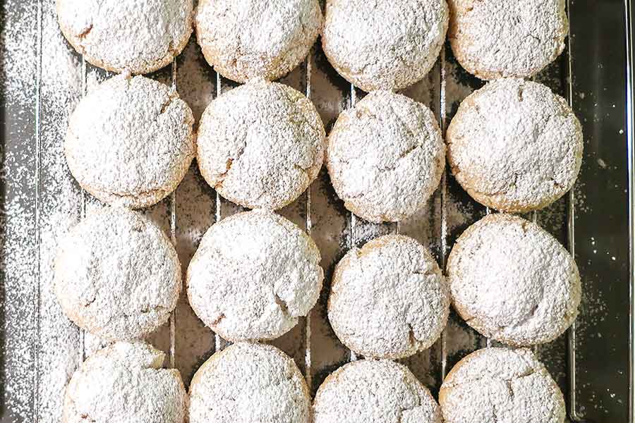 grain-free snowball cookie