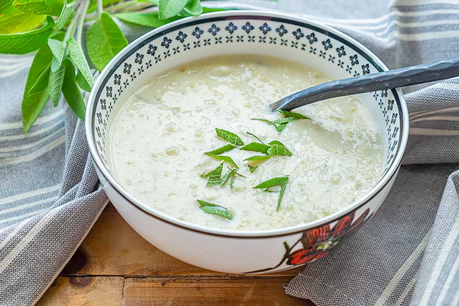 keto cream of cauliflower soup