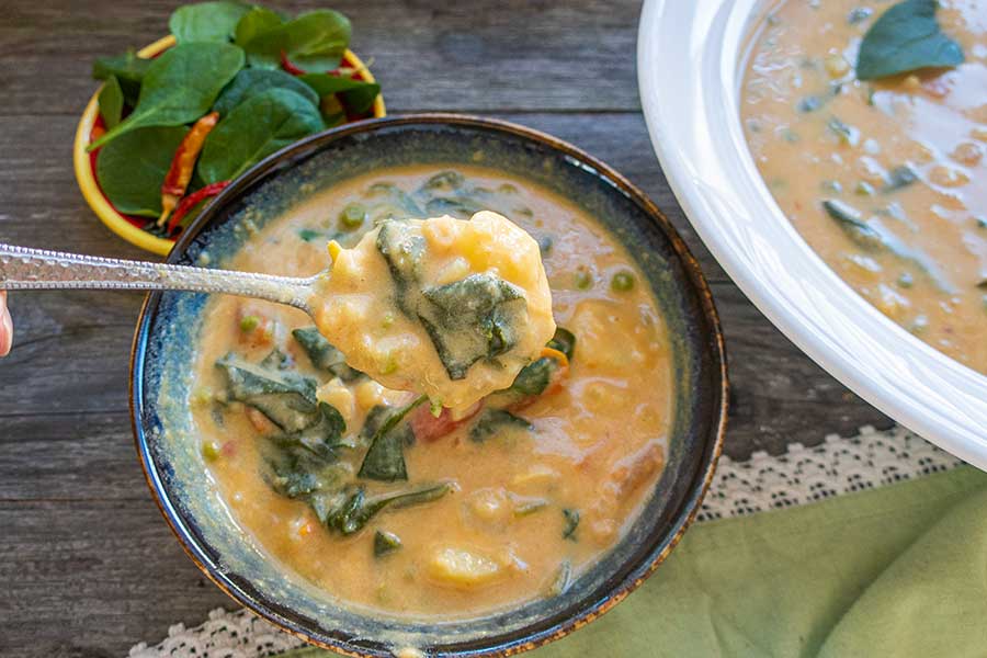 curry soup, vegan