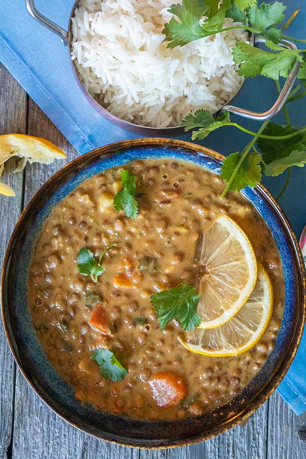Instant Pot Somali Lentil Stew