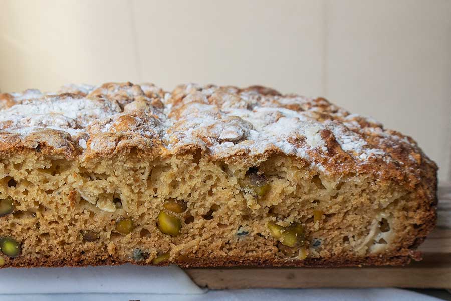 blue cheese soda bread, gluten free