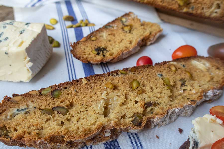 pistachio soda bread, gluten free