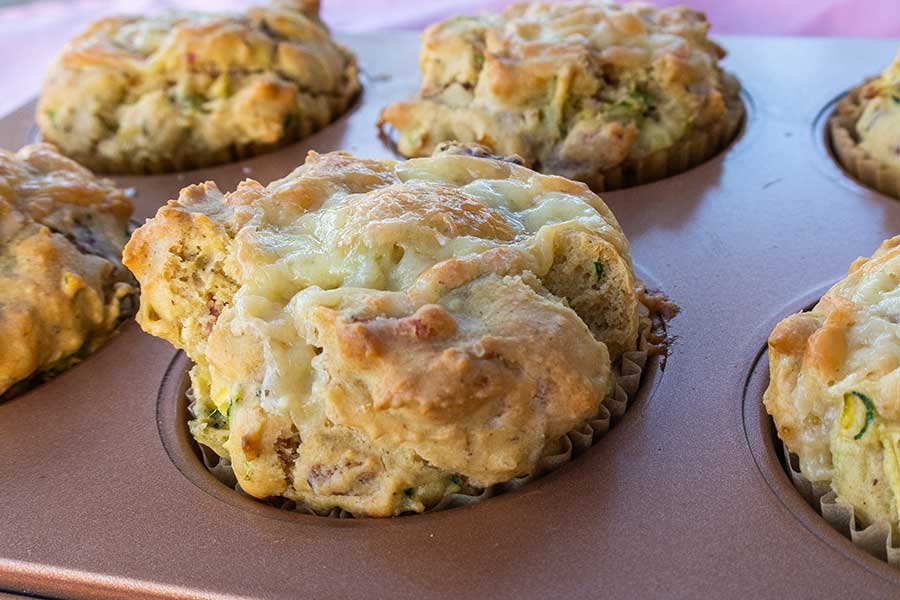 zucchini muffin, gluten free