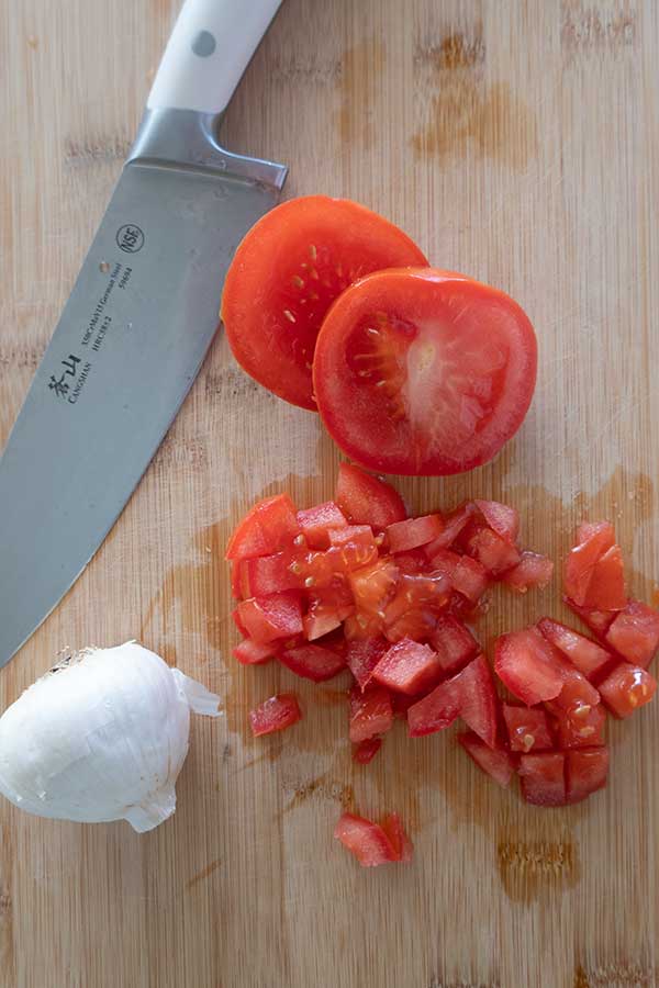 tomato garlic