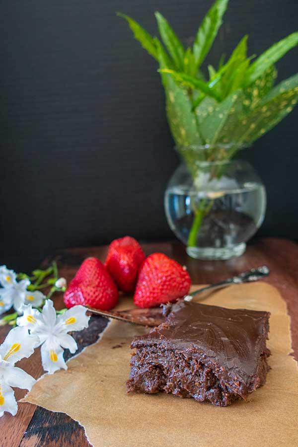 chocolate coffee brownie, gluten free