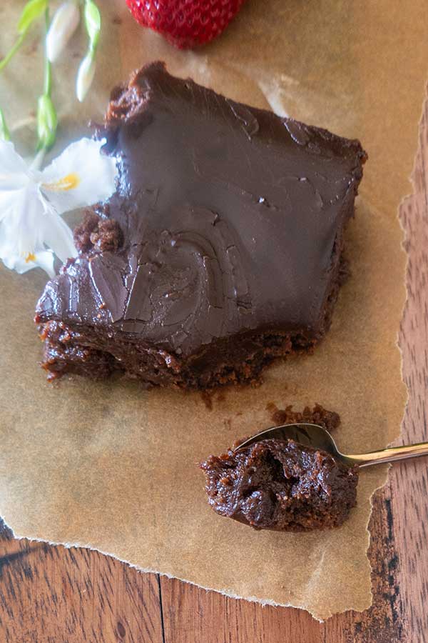 chocolate coffee brownie, gluten free