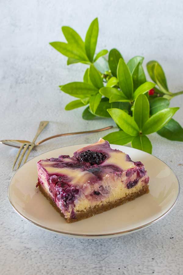 grain free cheesecake bars