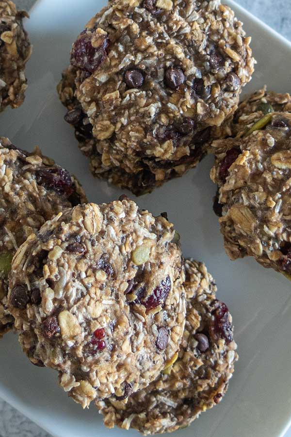 healthy morning cookie, gluten-free