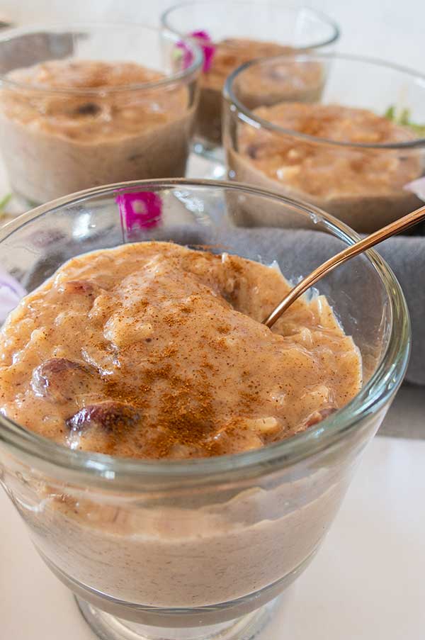 Indian Spiced Creamy Rice Pudding, Dairy Free