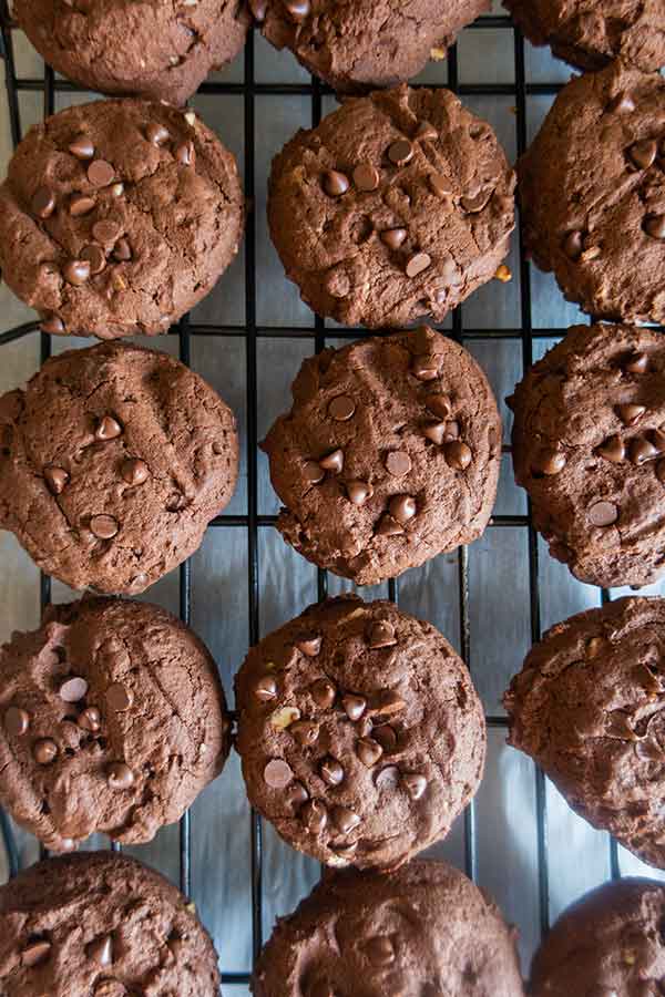 fudgy brownie cookies, gluten free